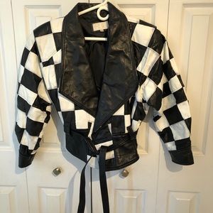 Black & White checkered Jacket